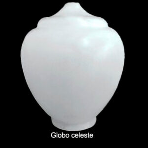 Globo Plástico para Poste/Luminárias Celeste Portugal - Com Colar