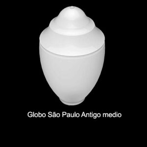 Globo Plástico para Poste/Luminárias Republicano Médio - São Paulo Antigo
