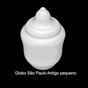 Globo Plástico para Poste/Luminárias Republicano Pequeno - São Paulo Antigo
