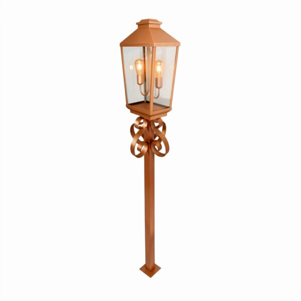 Poste Gold Grande METAL VIDROLINDO