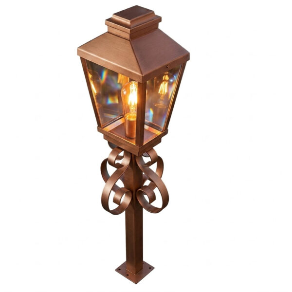 Poste Gold Pequeno em metal vudro