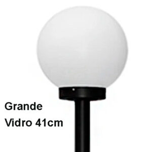 Poste Jardim Globo 41cm