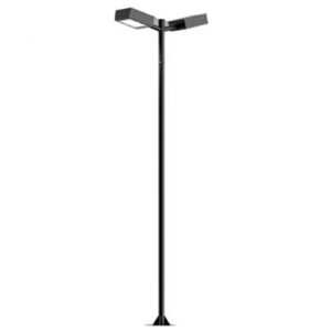 Poste petala quadrada 24w LED duplo