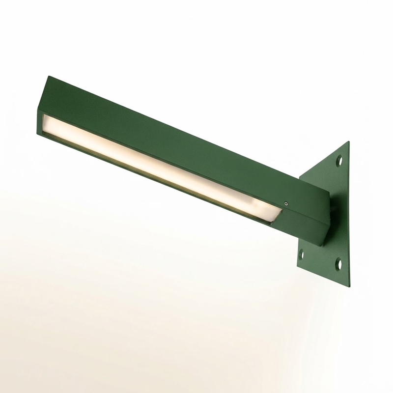 Arandela Girafa Lâmpada Tubular verde