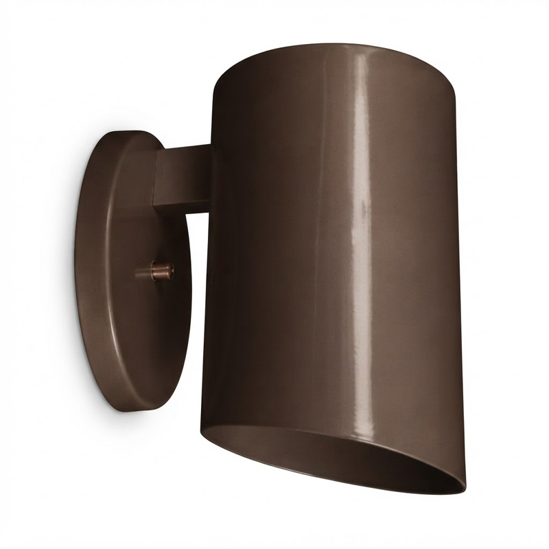 Arandela Parede Cilíndrica chanfrada em aluminio para lampadas e27
