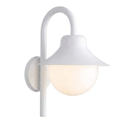 Arandela Saturno branca 20cm