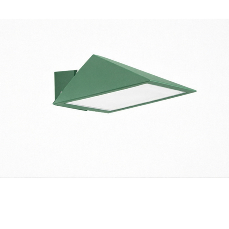 Arandela Triangular Dahiro led e27 verde