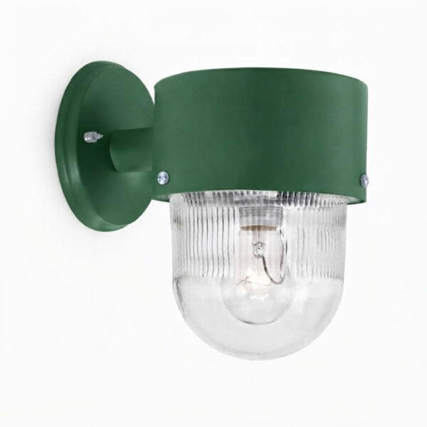 Arandela com difusor Dalila Prensado verde