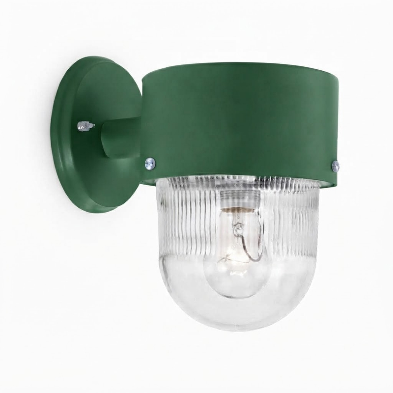 Arandela com difusor Dalila Prensado verde