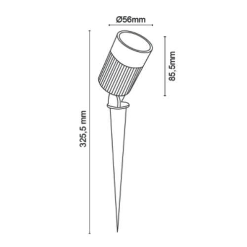 Espeto de Jardim com LED Integrado 5W 1