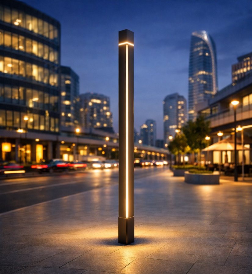 Poste Topo Luz Difusa