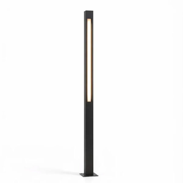 Poste duplo Faixo com 2 tubo led em aluminio