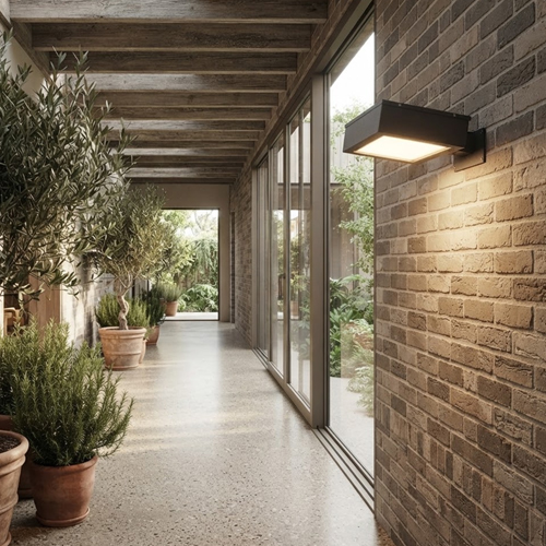Arandela Quadrada Arcade LED para lampada ou placa LED