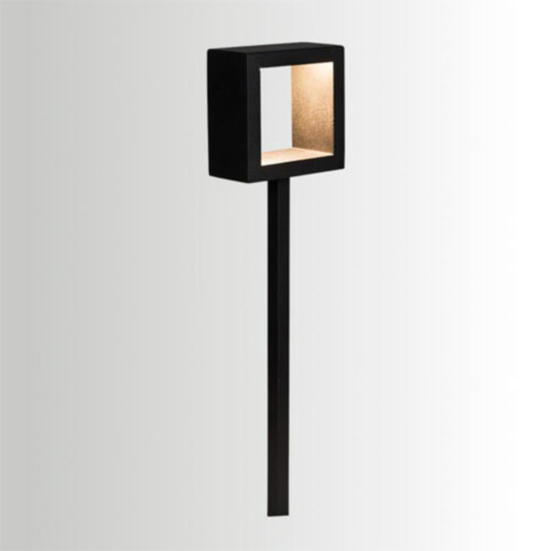 balizador espeto de jardim led amare quadrado 2