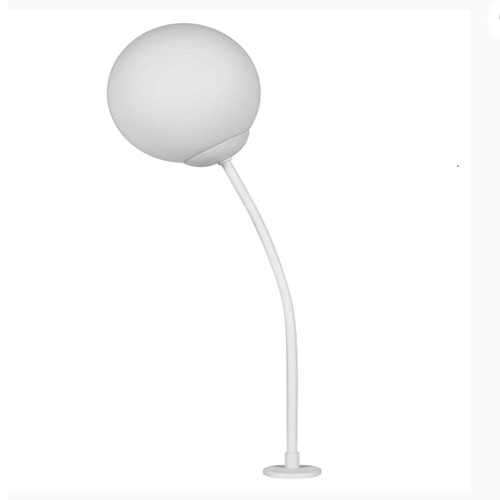 balizador esfera espeto 1x14cm branco