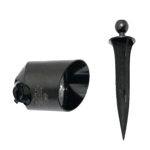 espeto jardim 5w abs detalhe