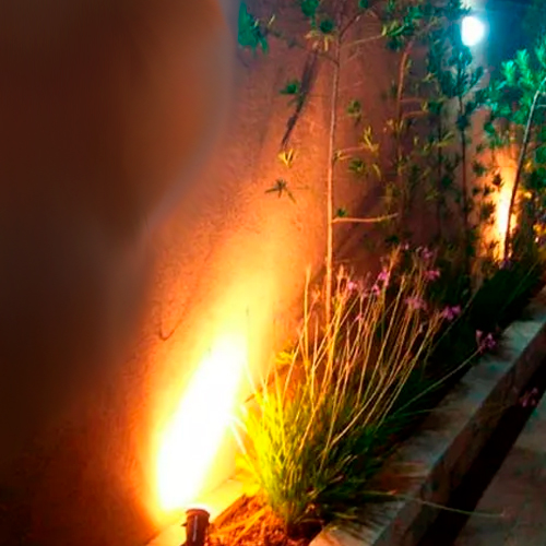 espeto luz cores ambar 3000k