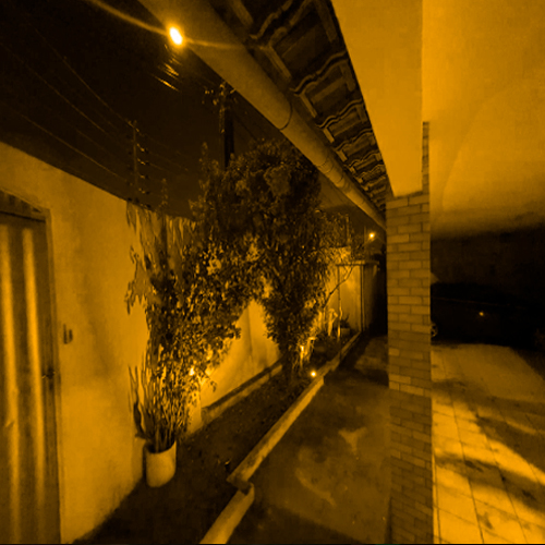 espeto luz cores ambar