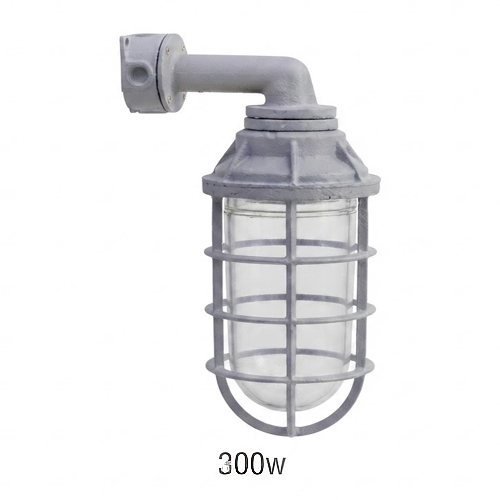 Luminária Blindada 90°300w em aluminio e vidro